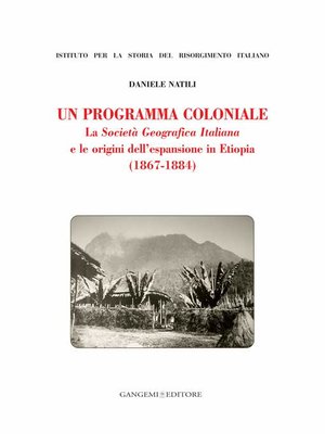 cover image of Un programma coloniale
